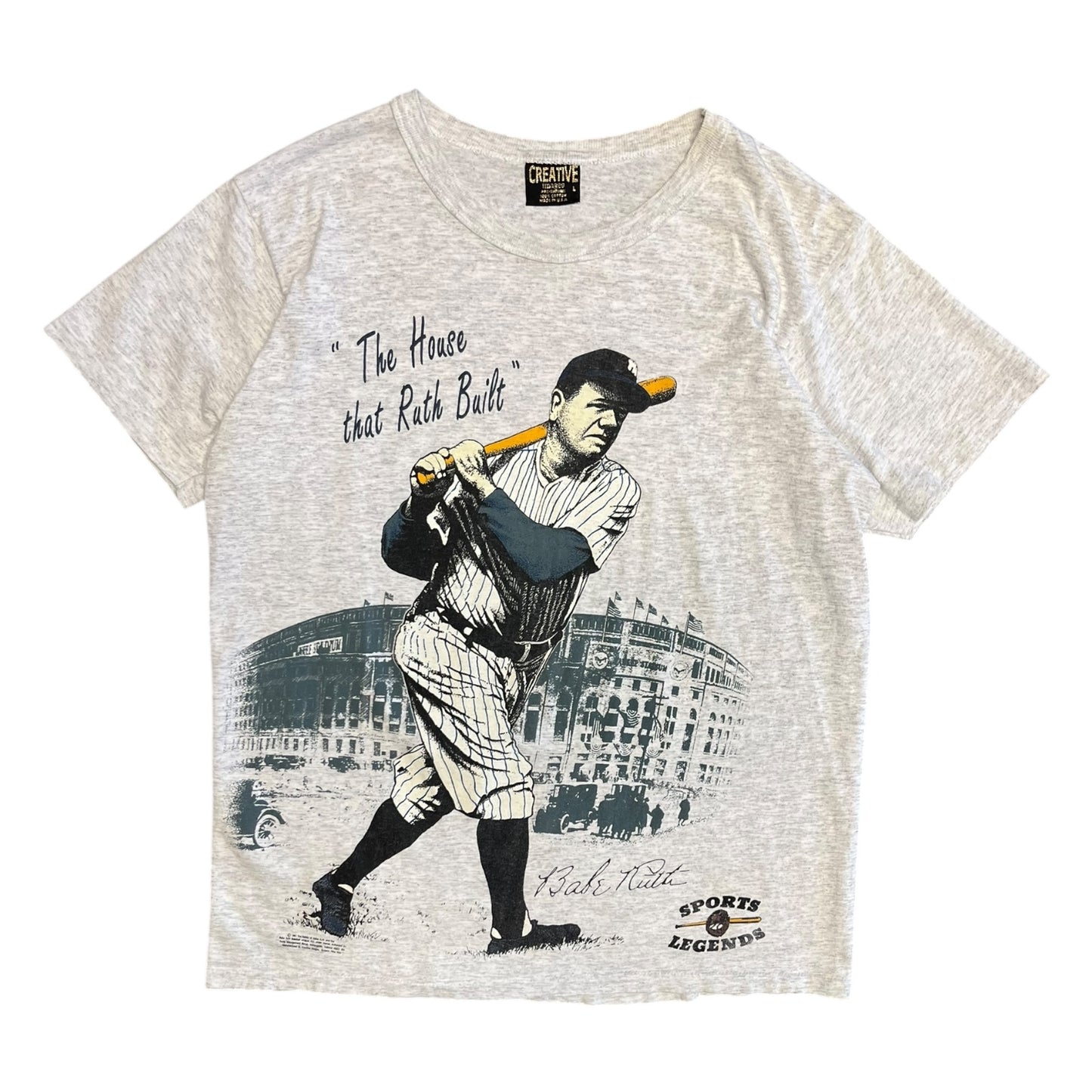 Vintage 1991 Babe Ruth Baseball Tee