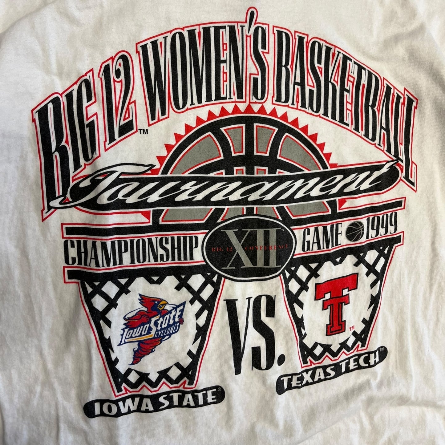 1999 Iowa State Big 12 Women’s Basketball Championship Tee
