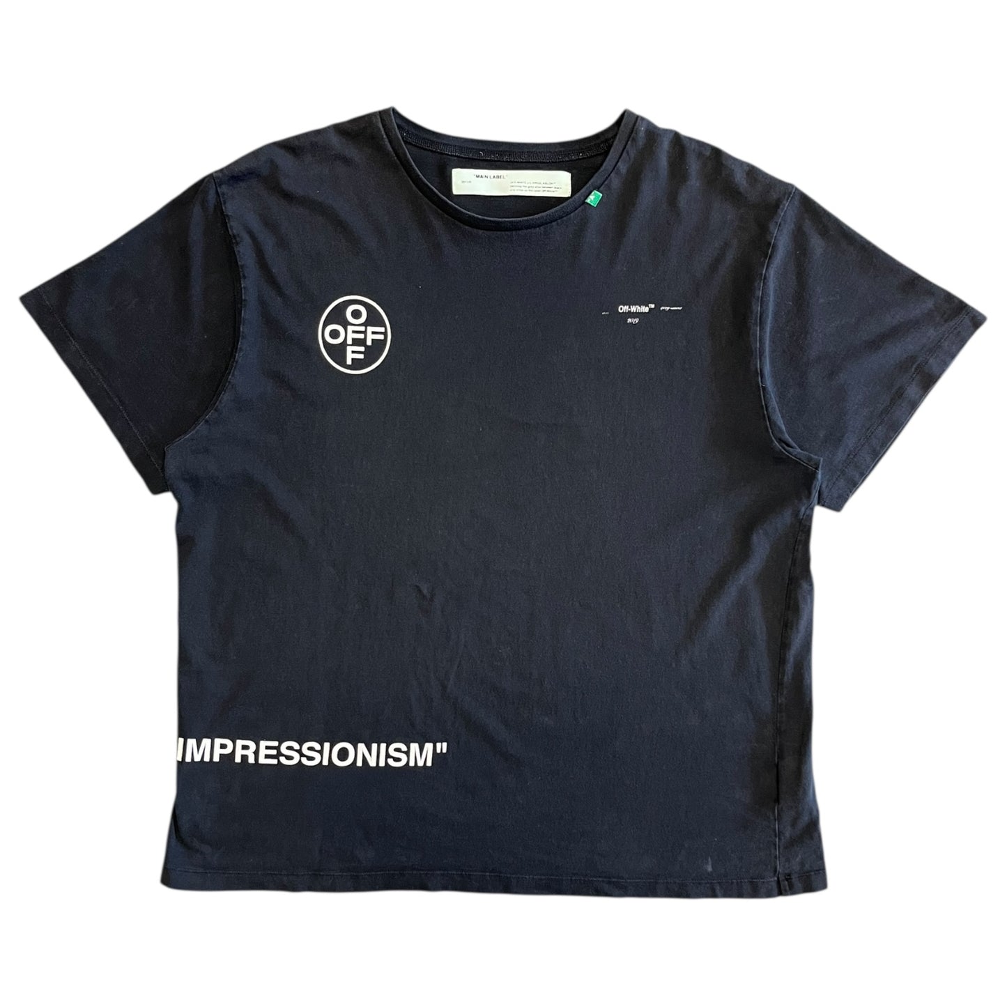 Off White “Impressionism” Black T Shirt