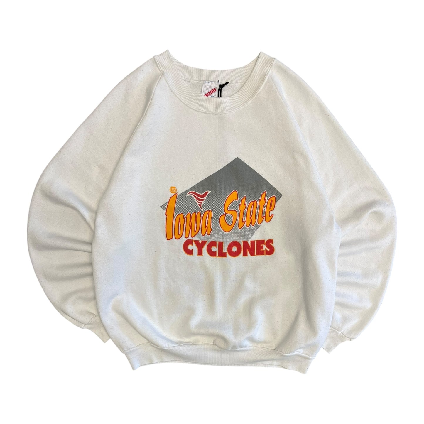 Vintage Iowa State Mini ‘Nado Logo White Sweatshirt