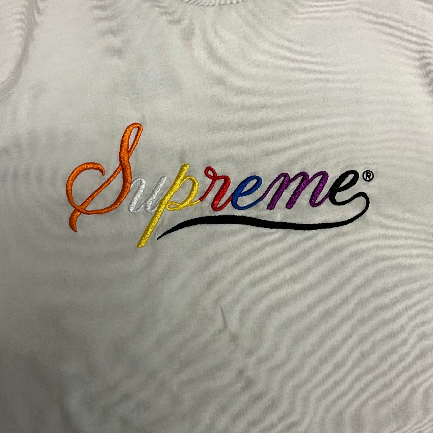 Supreme Rainbow Script Tee