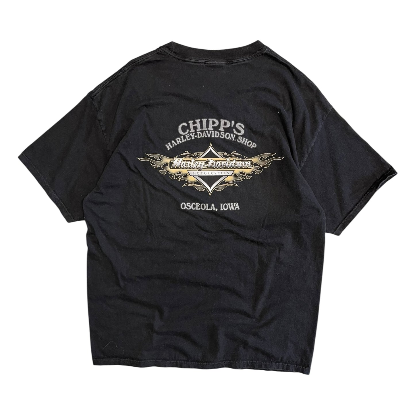Y2K Harley Davidson Chipp’s Spell-Out Tee