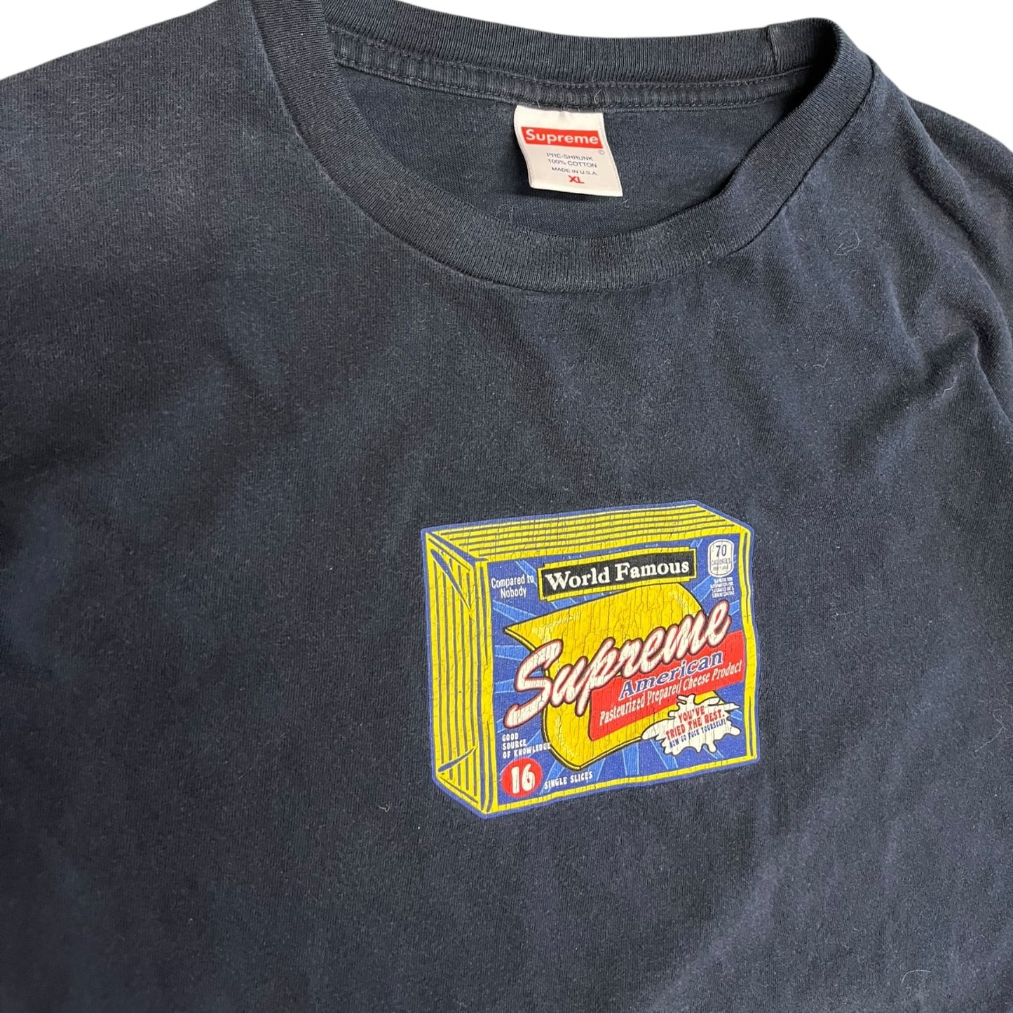 Supreme World Famous American Cheese Tee