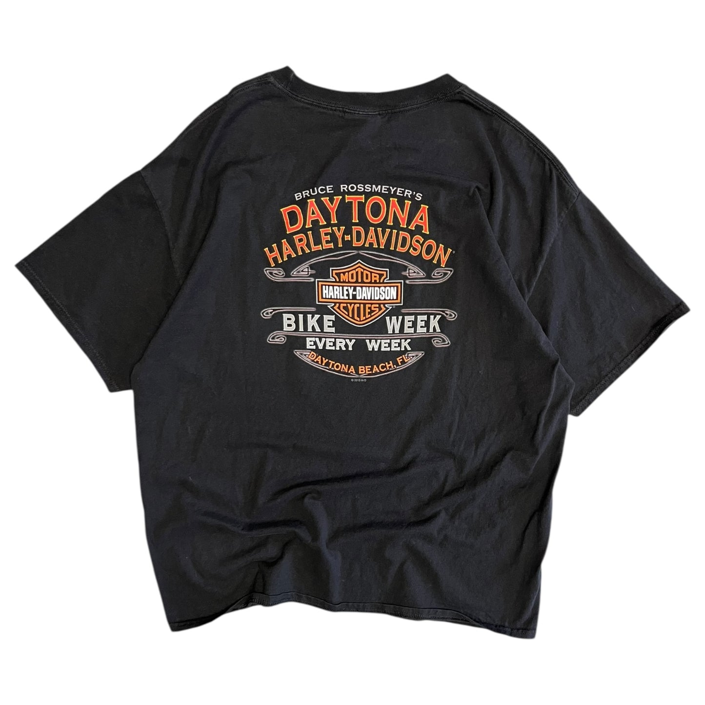 Y2K Harley Davidson Daytona Tattooed Women Tee