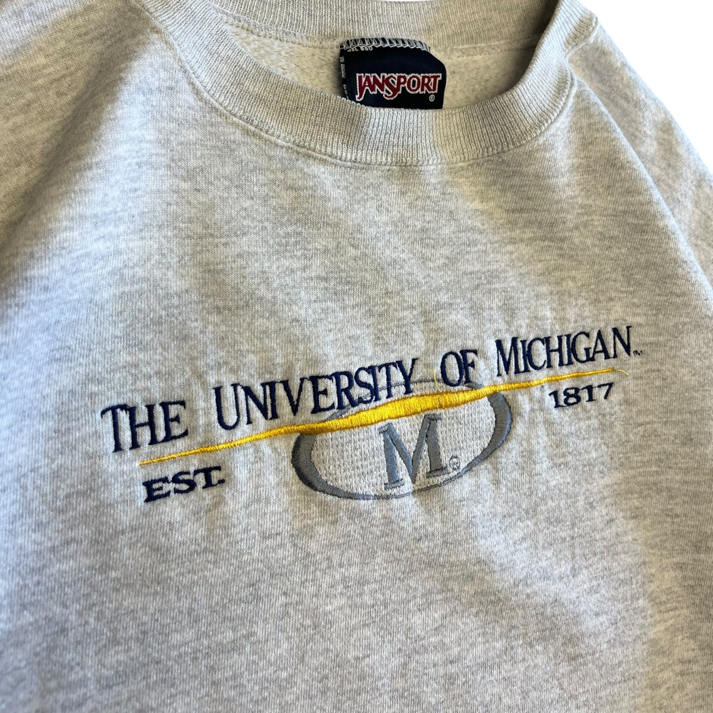 Y2K University Of Michigan Jansport Sweatshirt