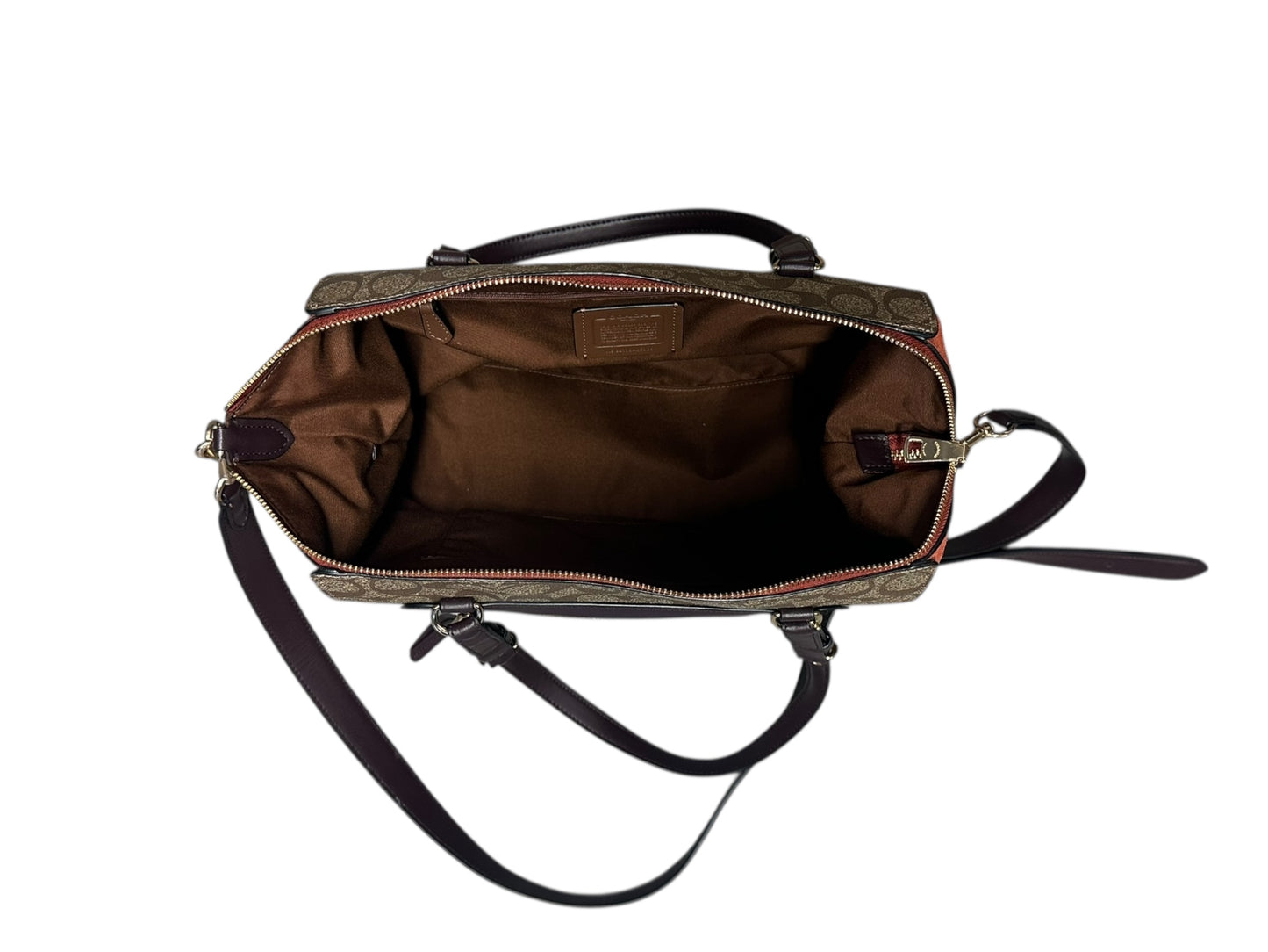 2021 Coach Kleo Carryall in Signature Canvas Khaki/Multi Handbag