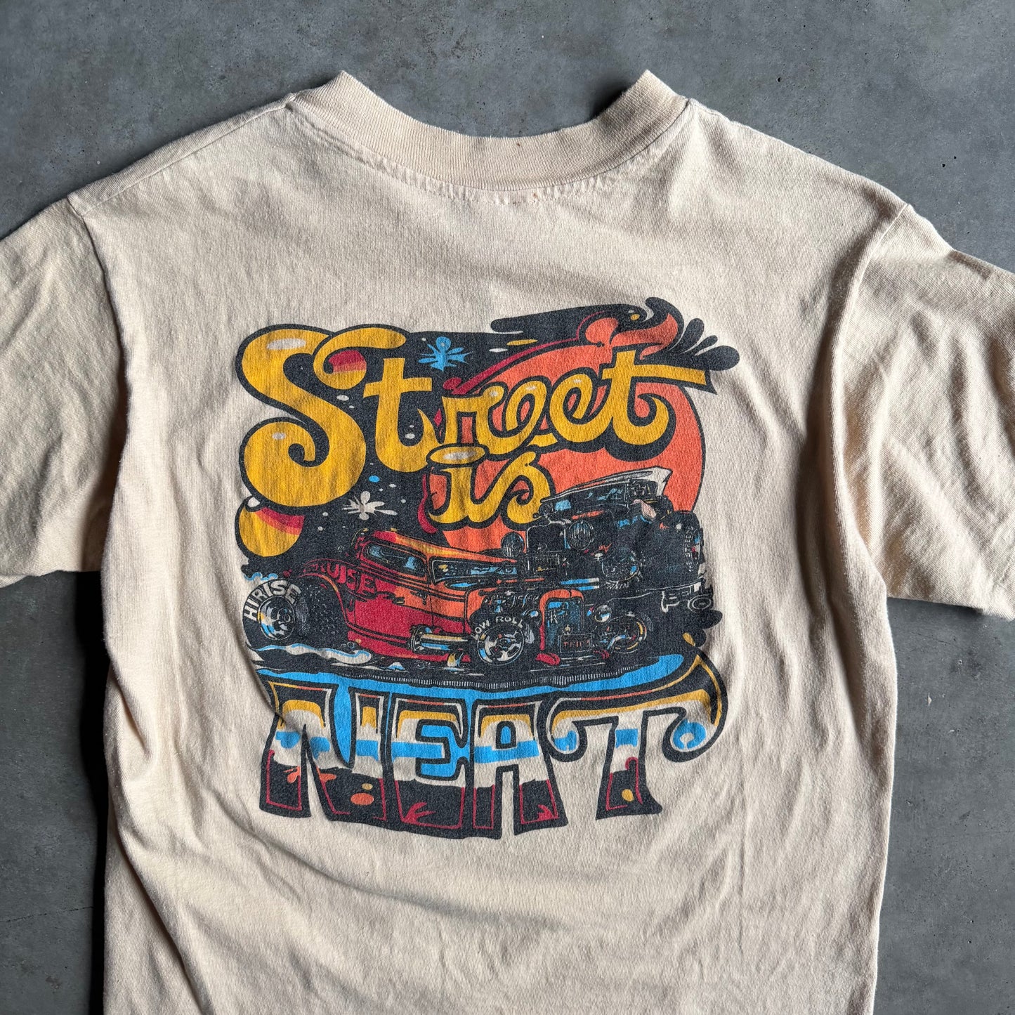 Y2K “Street Is Neat” Hot Rod Racing Tee