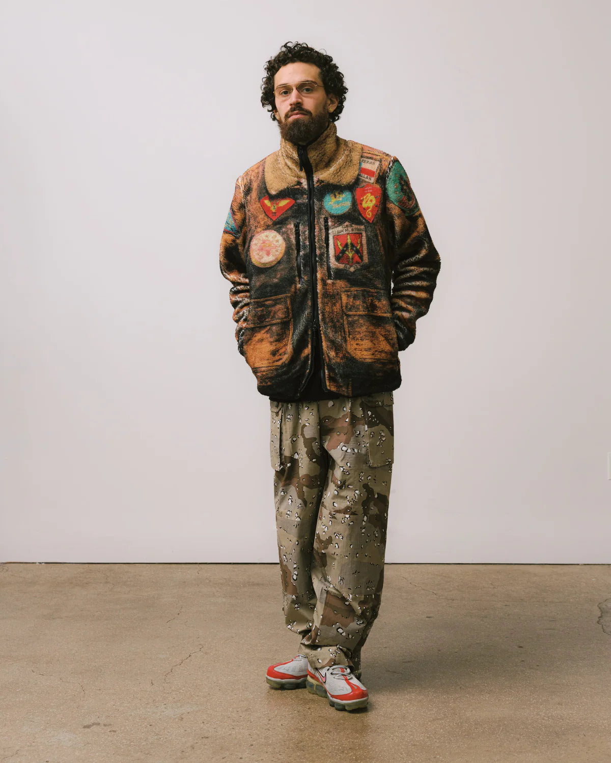 Brigade - Tromp-l'oeil Sherpa Flight Jacket