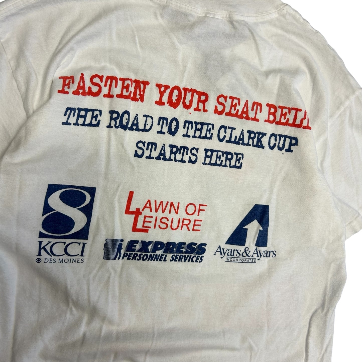 Y2K Des Moines Buccaneers 2000 “Whiteout” Tee