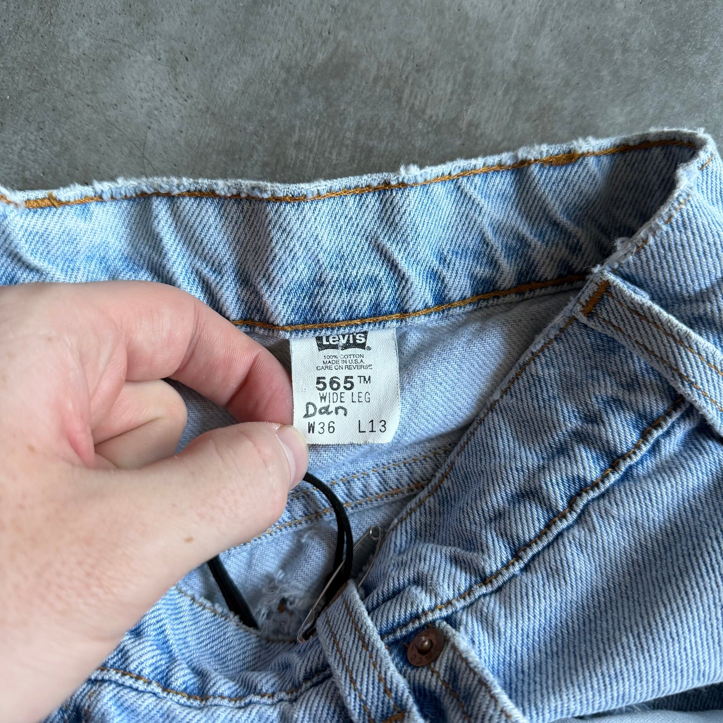 Vintage Levi’s Orange Tab 565 Wide Leg Jorts