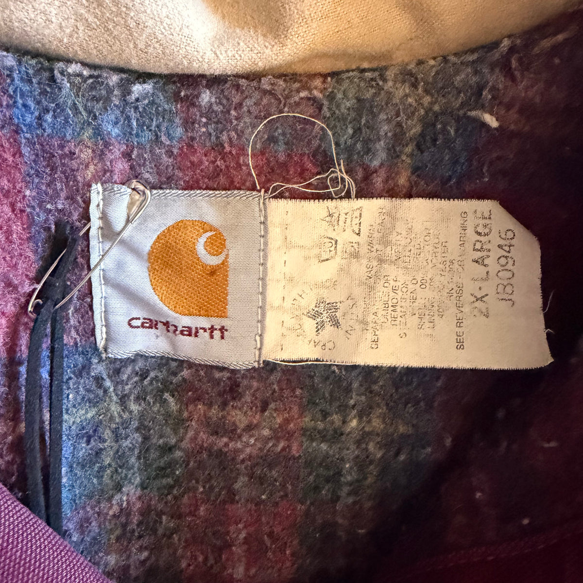 Vintage Carhartt ‘JB0946’ Ruby Suede Collar Trucker Jacket