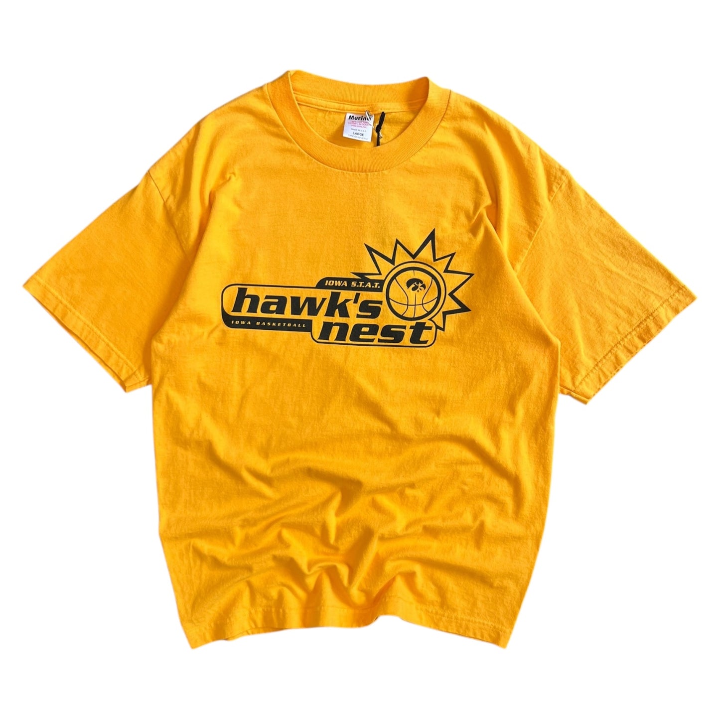 Vintage Iowa Basketball Hawks Nest Tee