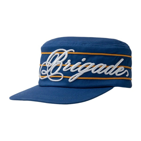 Brigade - Script Pillbox Hat (Blue/Orange)