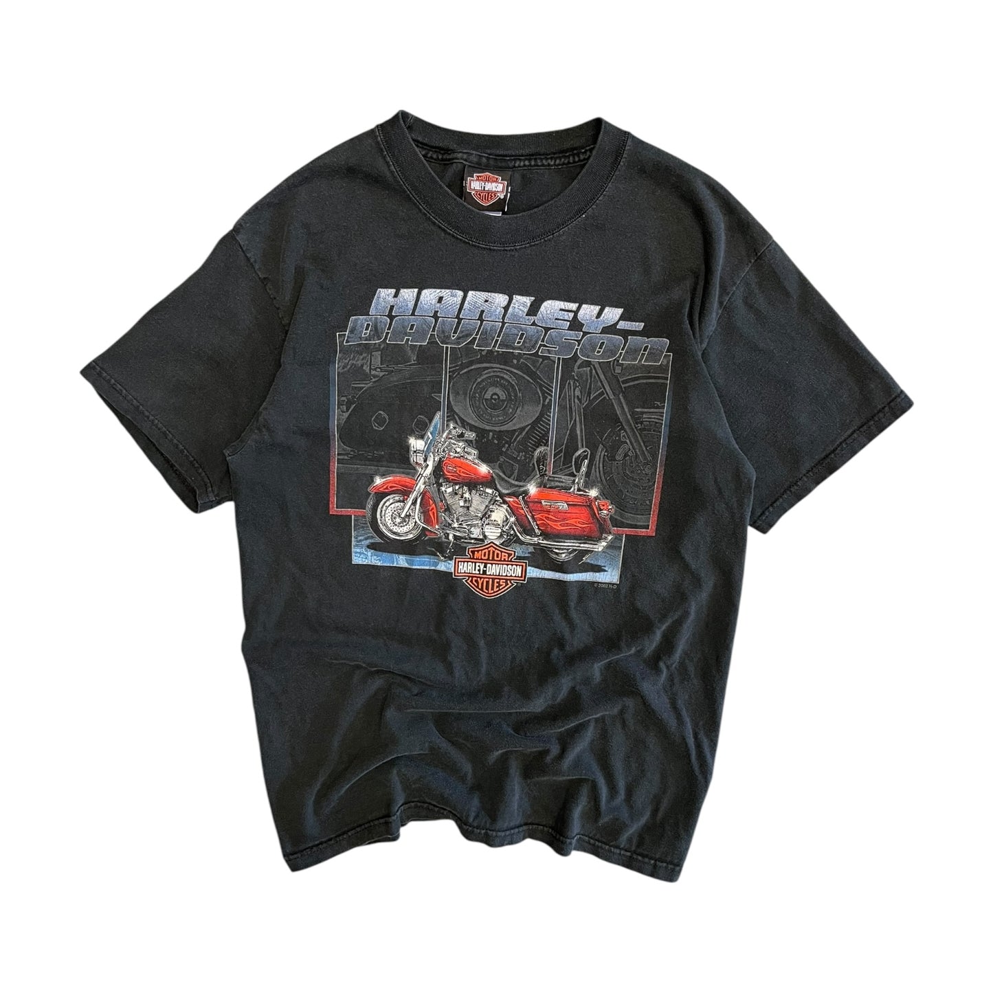 Y2K 2003 Harley Davidson Engine Tee