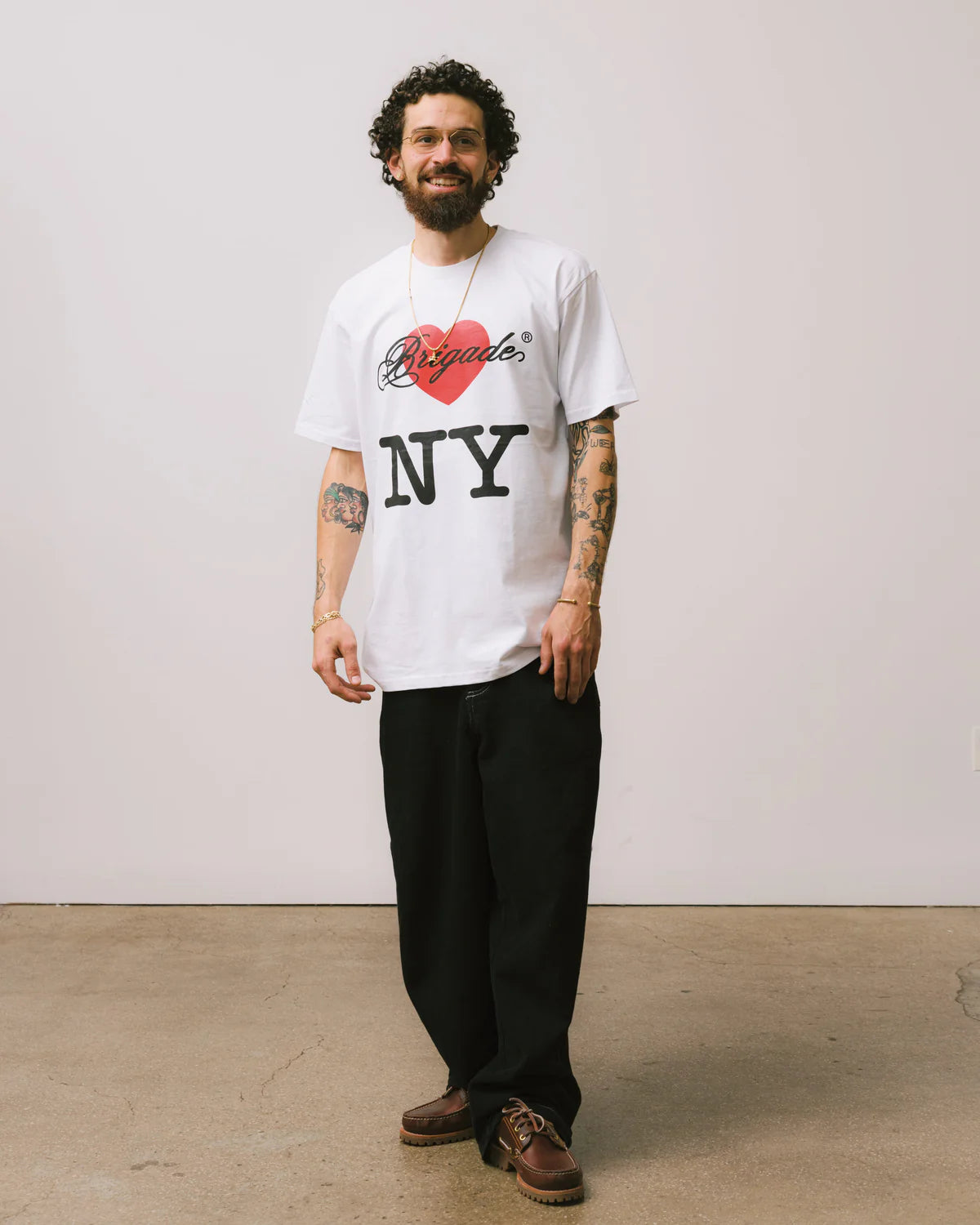 Brigade - Brigade Loves NY T-Shirt(White)