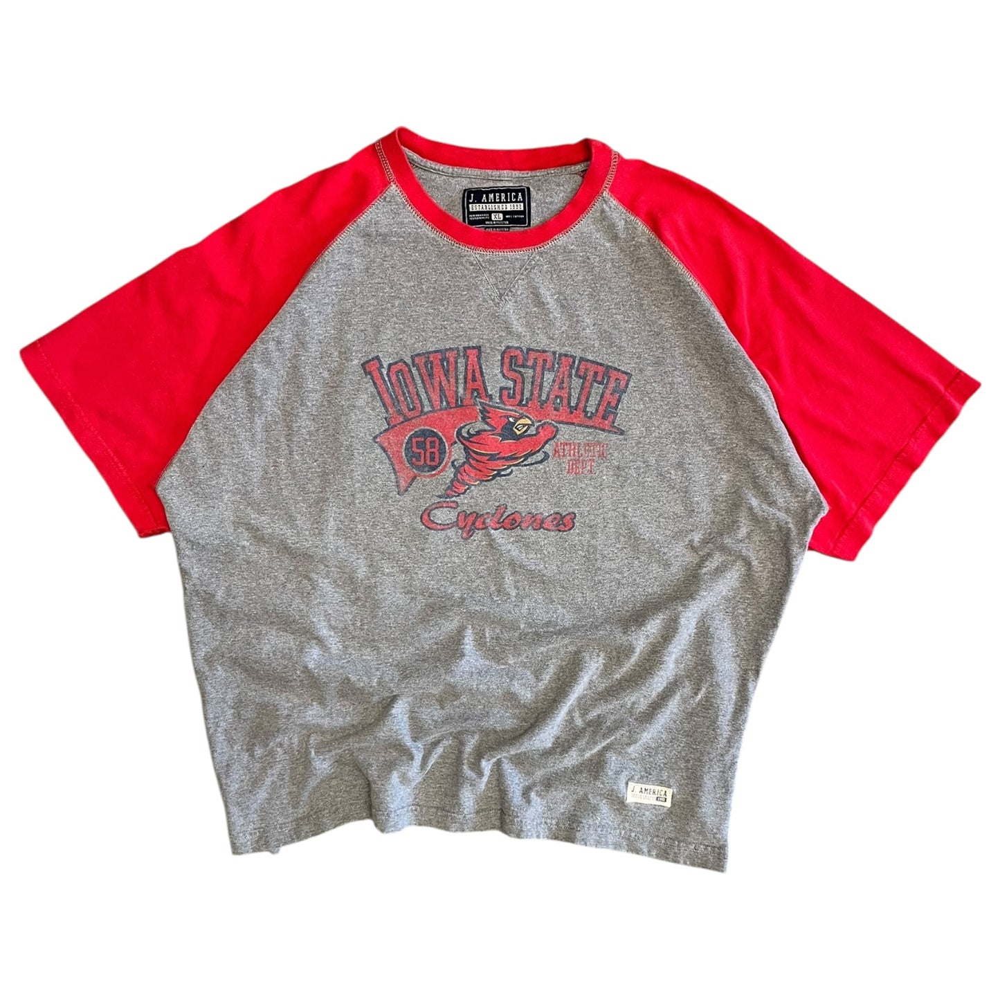 Y2K J. America Iowa State Cyclones Baseball Tee