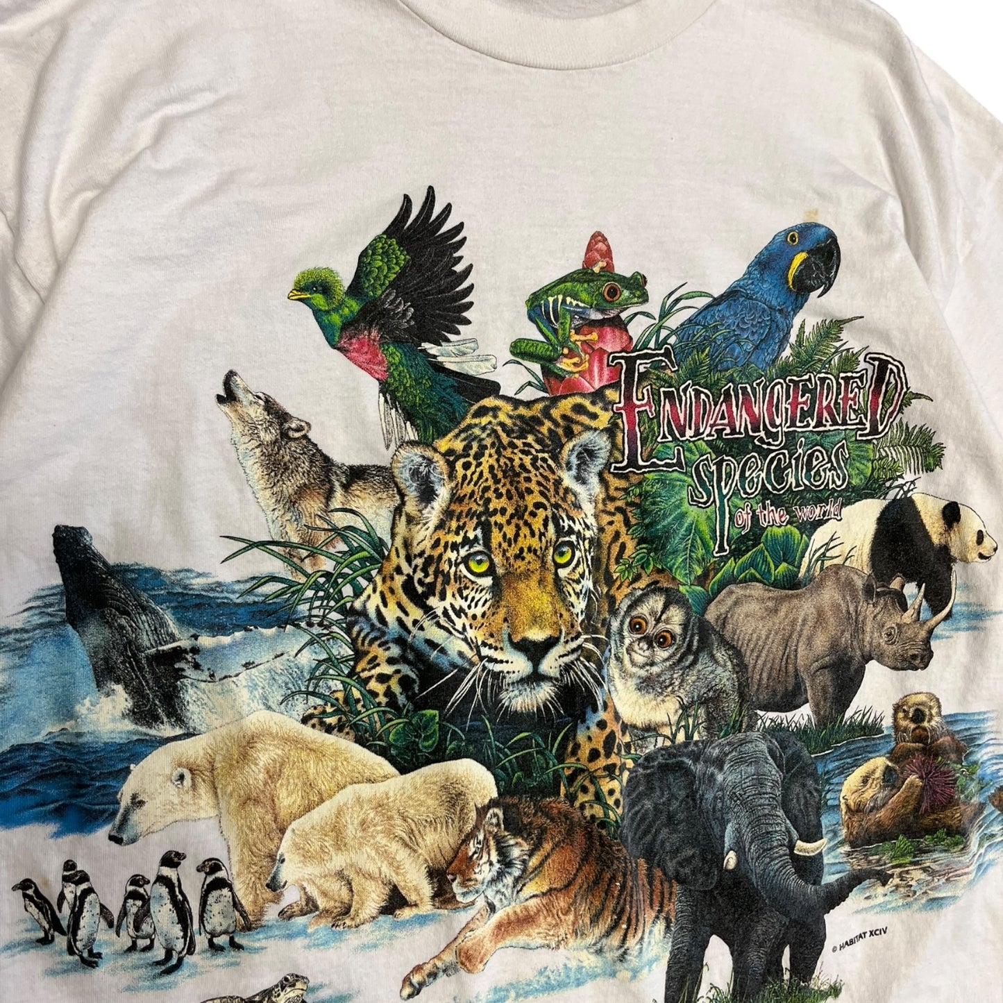 1994 Endangered Species Of The World Wrap Tee