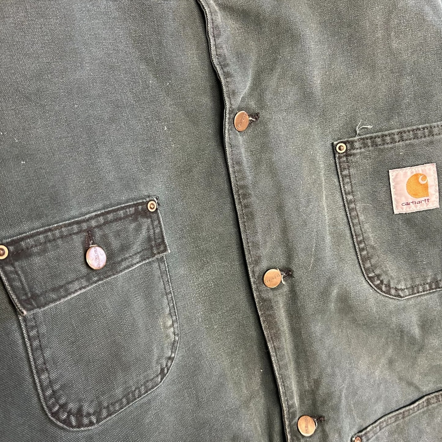 Carhartt ‘CB143’ Hunter Green Chore Coat