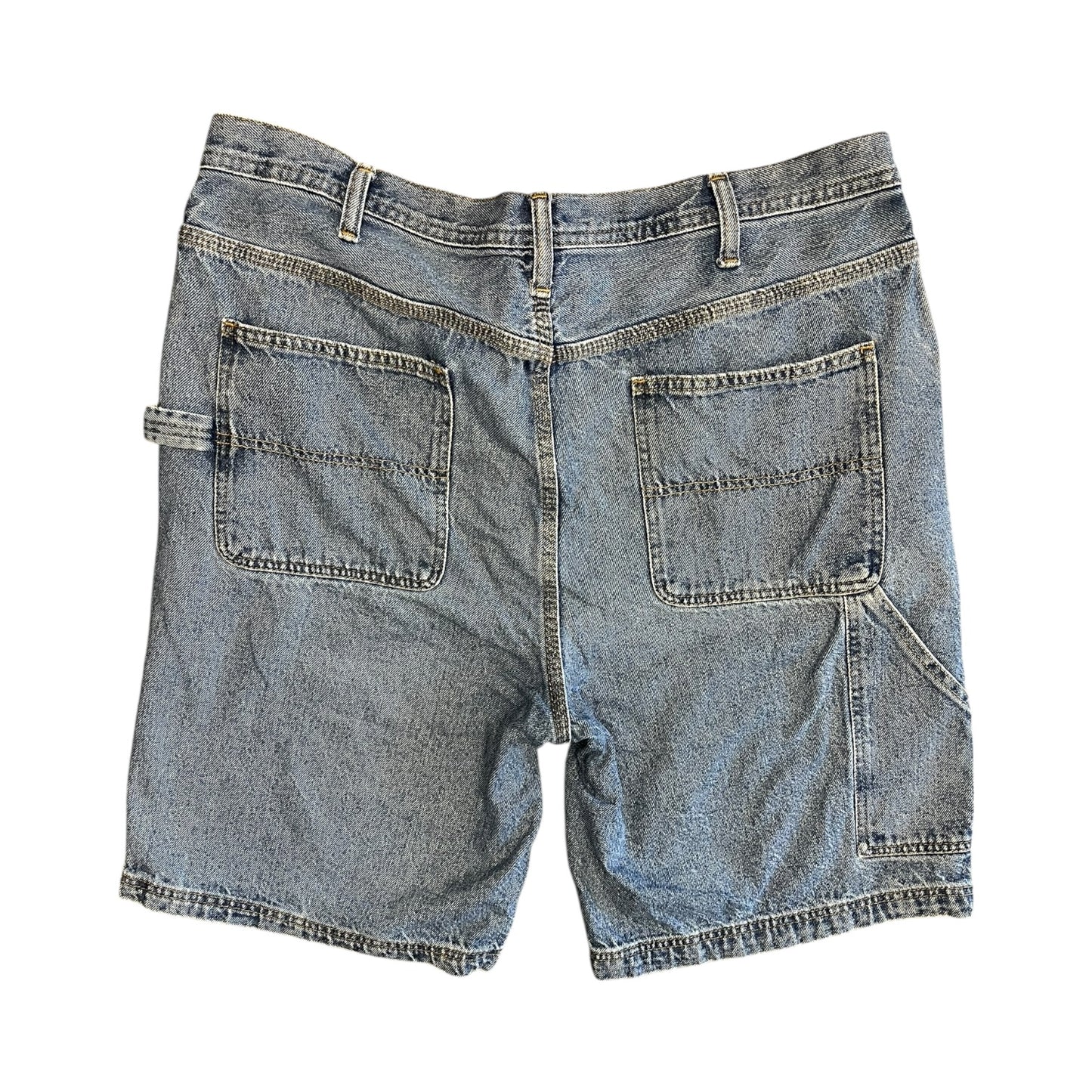 Vintage Rugged Wear Light Wash Denim Jean Shorts 
