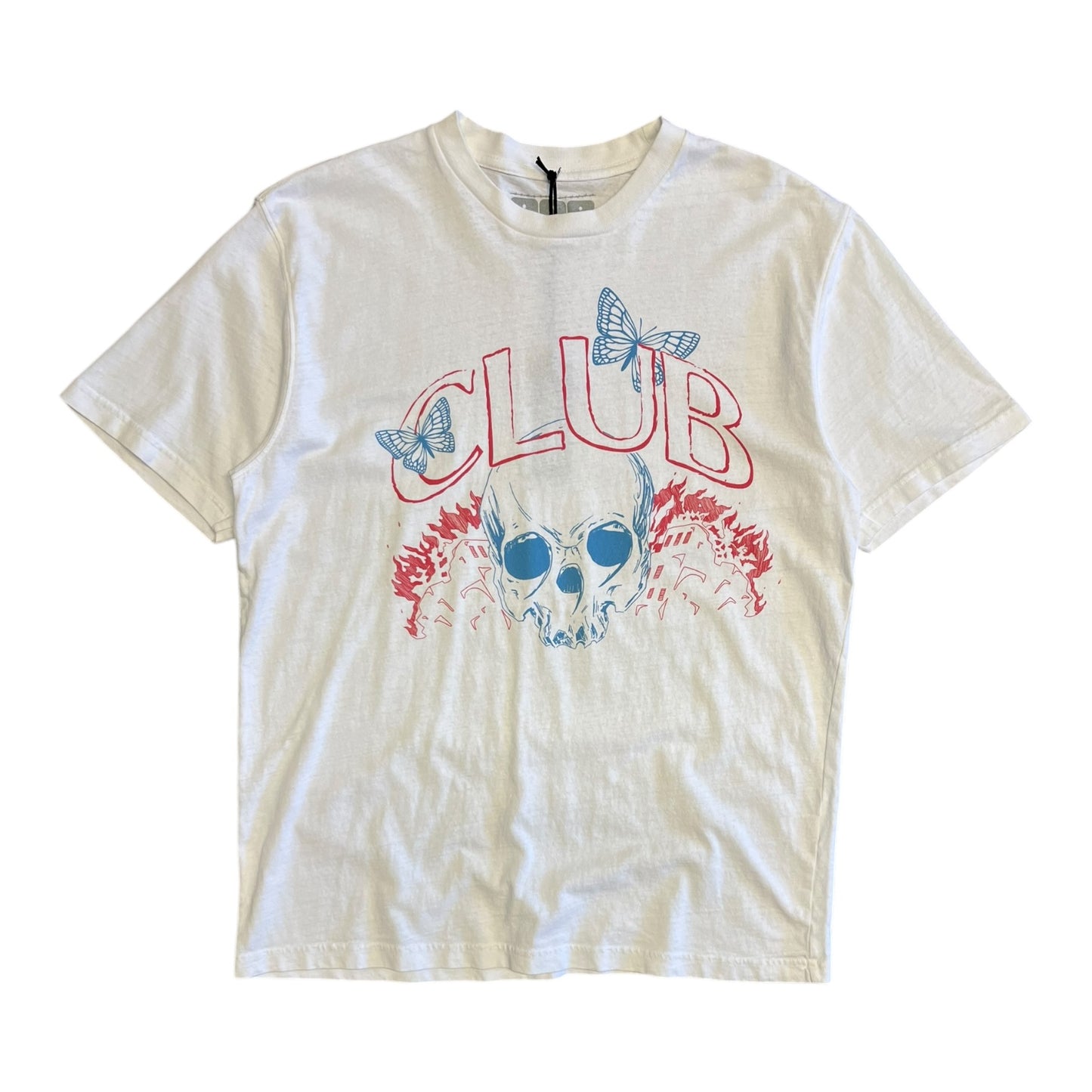 999 Club Skull Butterfly Tee