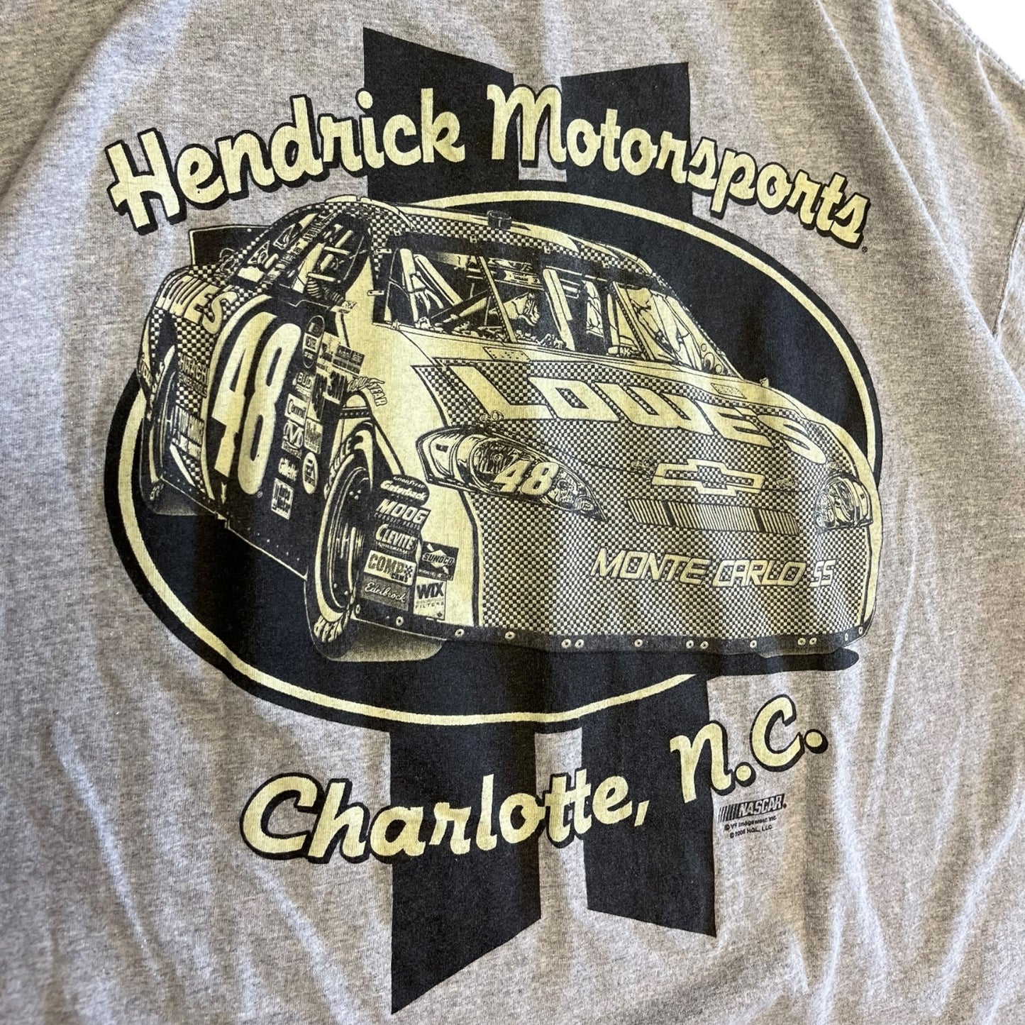 Y2K Chase Jimmie Johnson Grey T Shirt