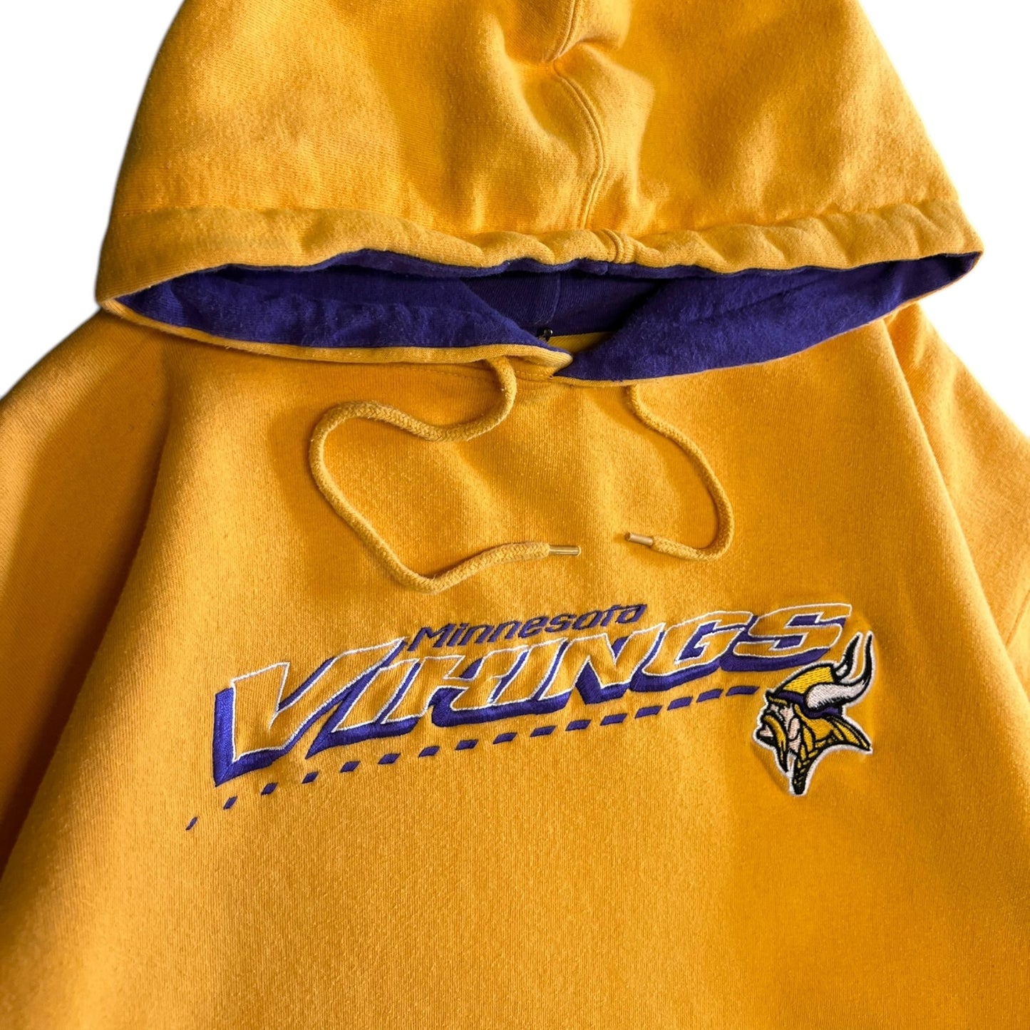 Vintage Logo Athletic Minnesota Vikings Embroidered Hoodie