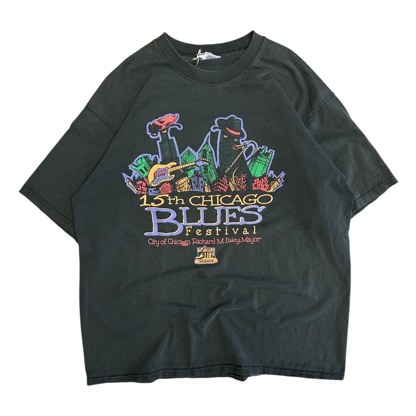 Vintage 15th Chicago Blues Festival Tee