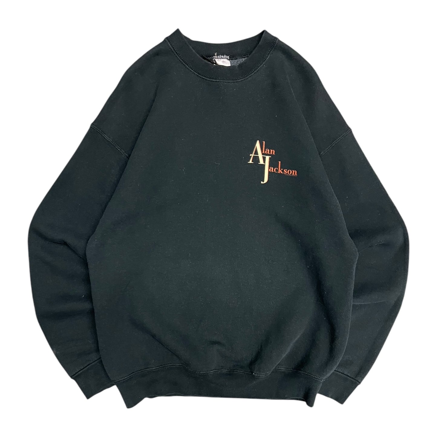 Vintage Alan Jackson Black Crewneck Sweatshirt