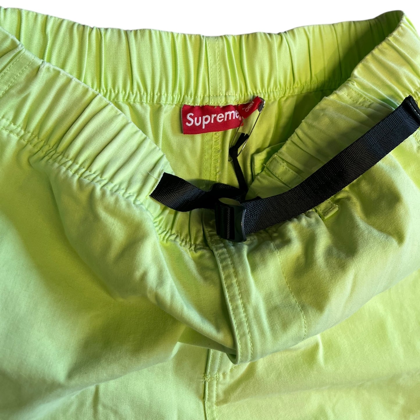 SS23 Supreme Belted Trail Pant Neon Green