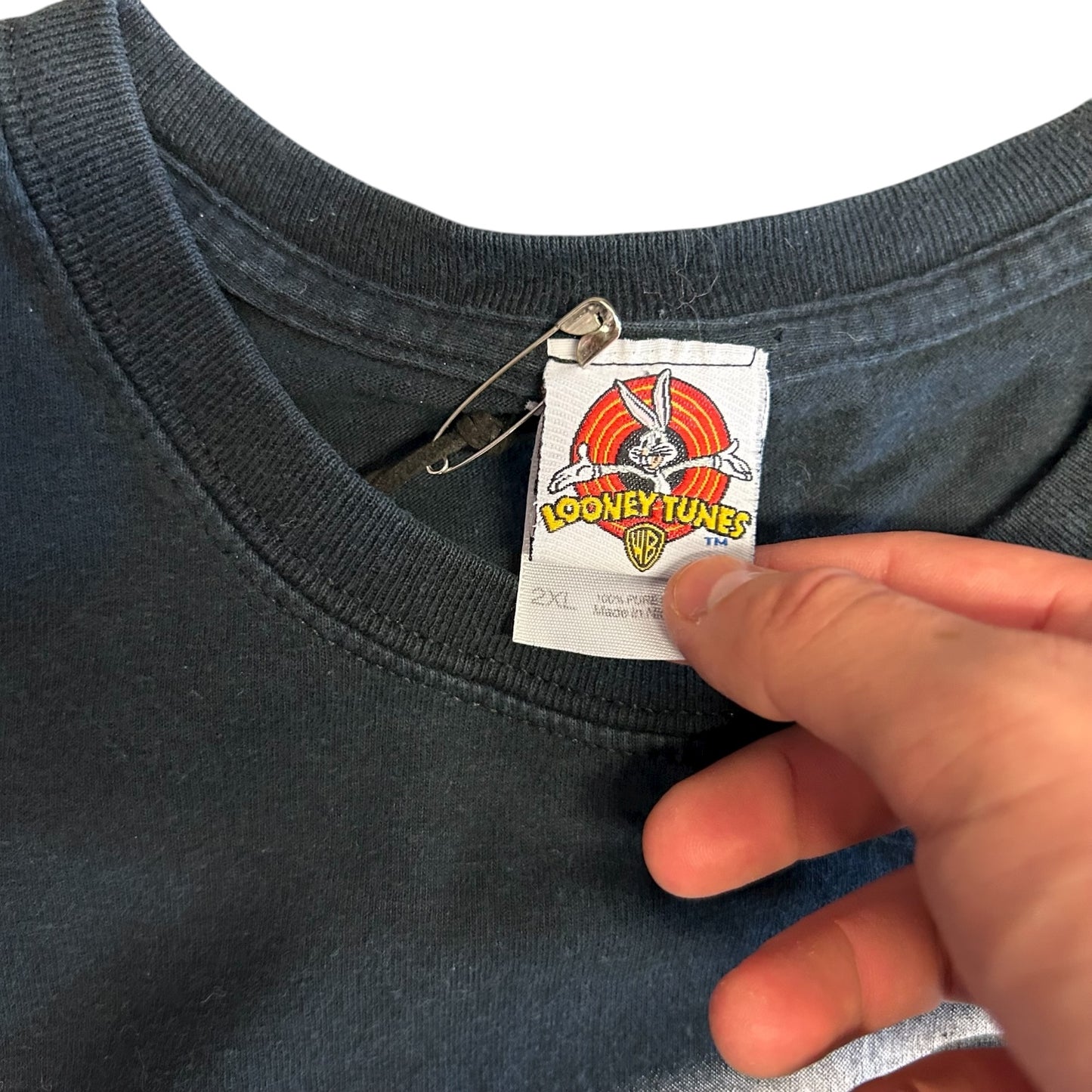 Y2K Looney Tunes Gangster Bugs Bunny T Shirt