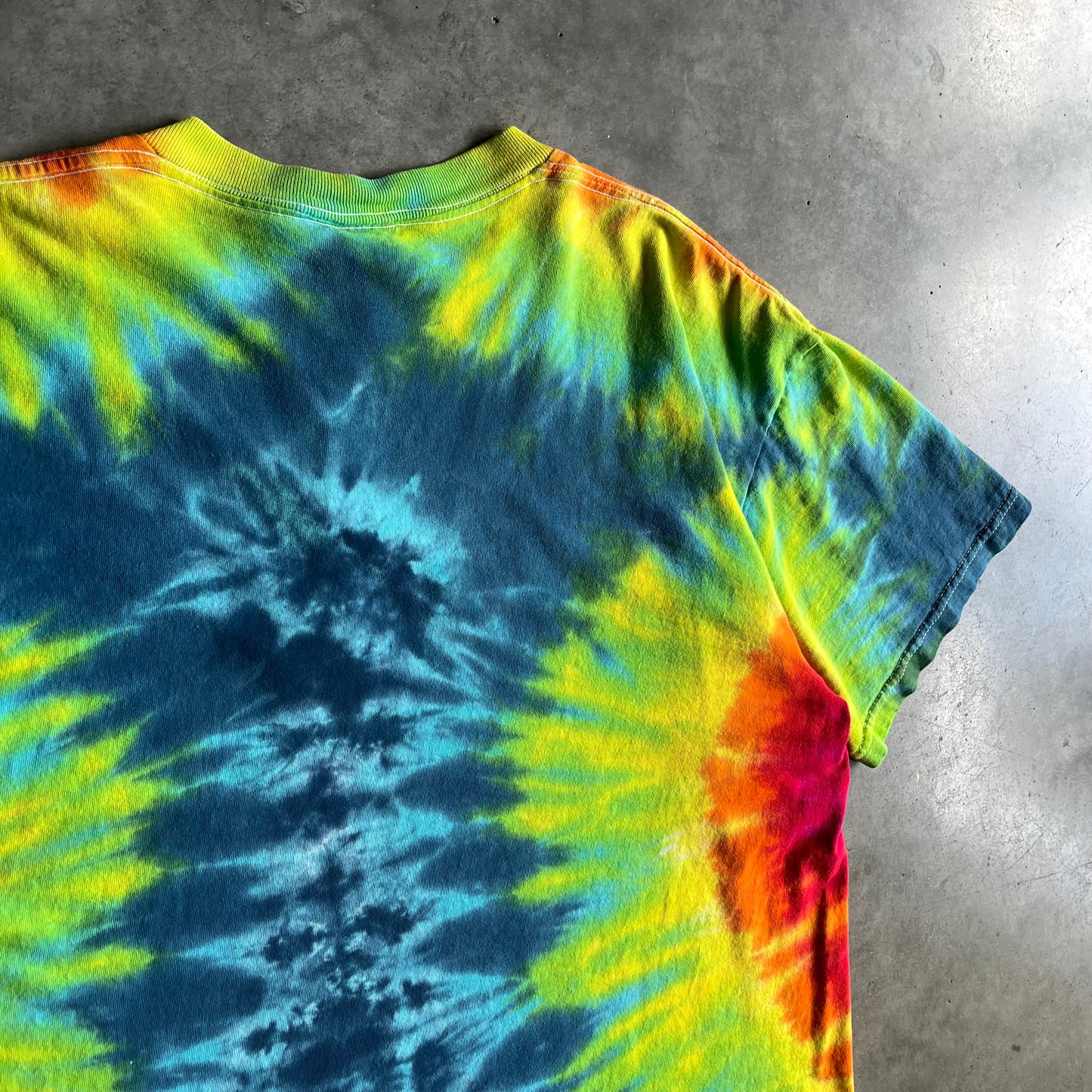 Vintage Grateful Dead Tie Dye Bear Steal Your Face T Shirt