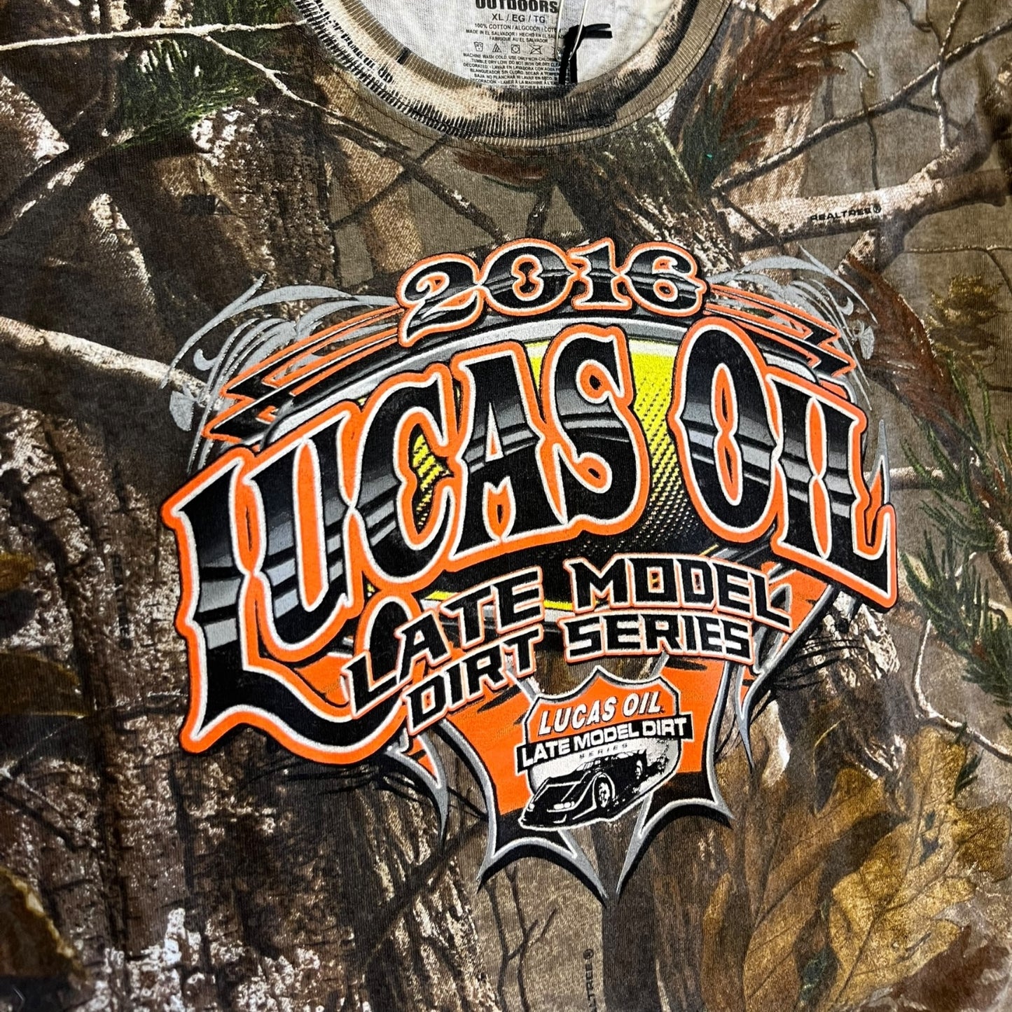 Y2K Lucas Oil Dirt Series Camo Tee