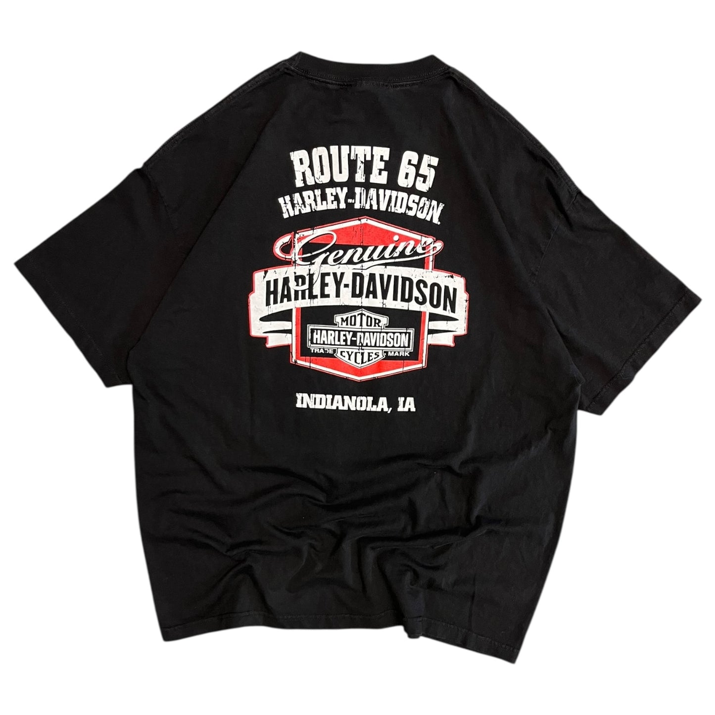 Y2K Harley Davidson Ruby Red Motorcycle Women Tee
