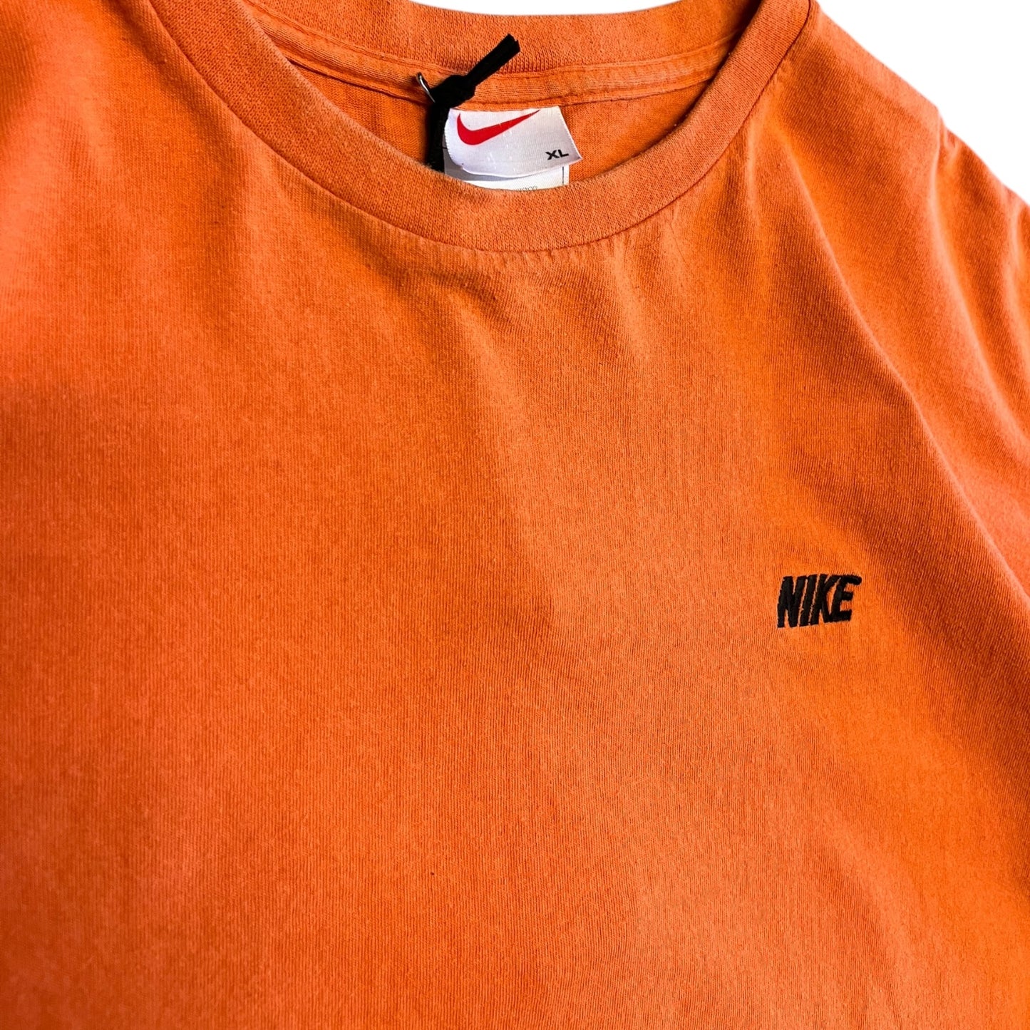 Y2K Orange Nike Spell Out Tee