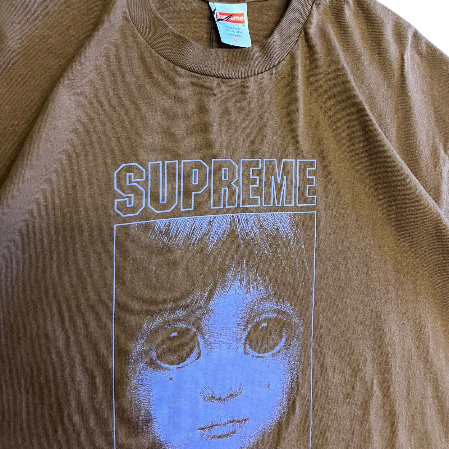Supreme Margaret Keane Teardrop Brown Tee