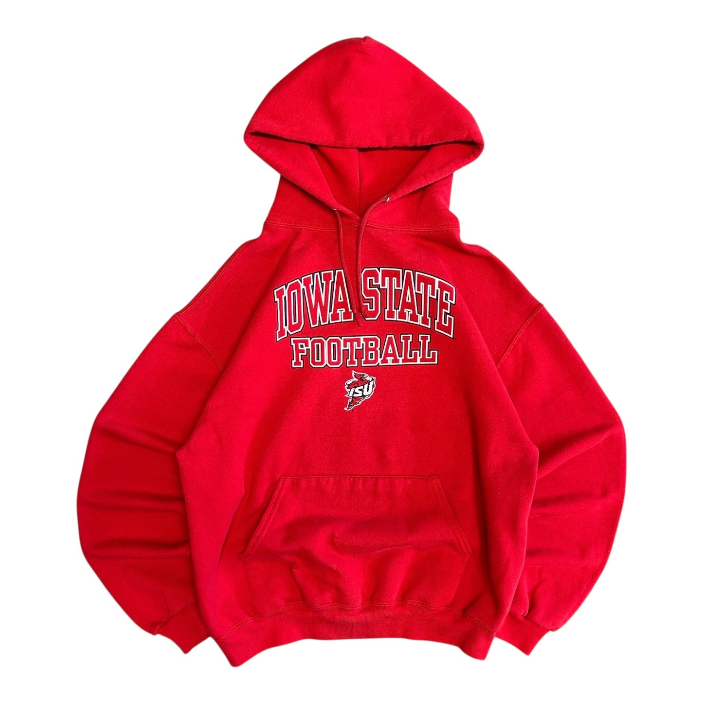 Y2K Iowa State Football Red Hoodie