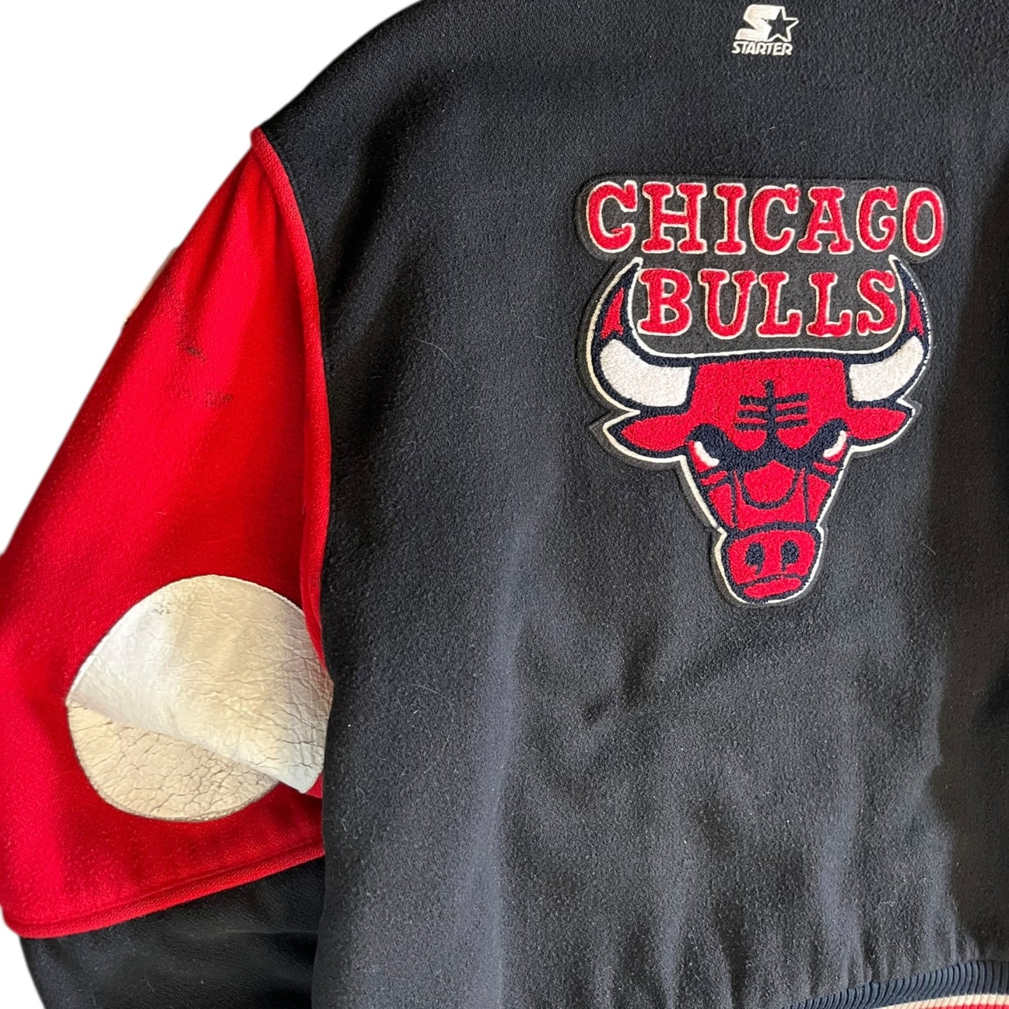 Vintage Starter Chicago Bulls Wool Varsity Jacket