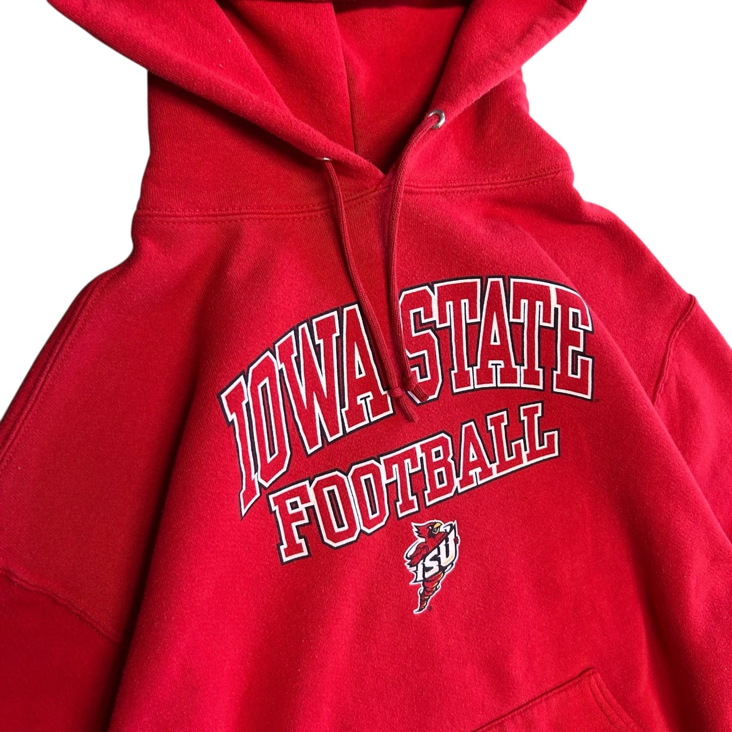 Y2K Iowa State Football Red Hoodie