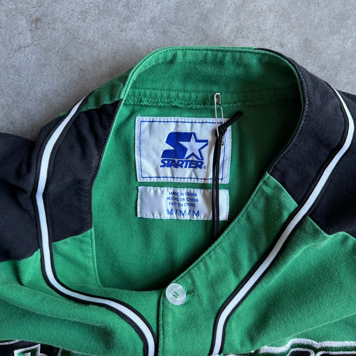 Vintage Starter Boston Celtics Baseball Jersey