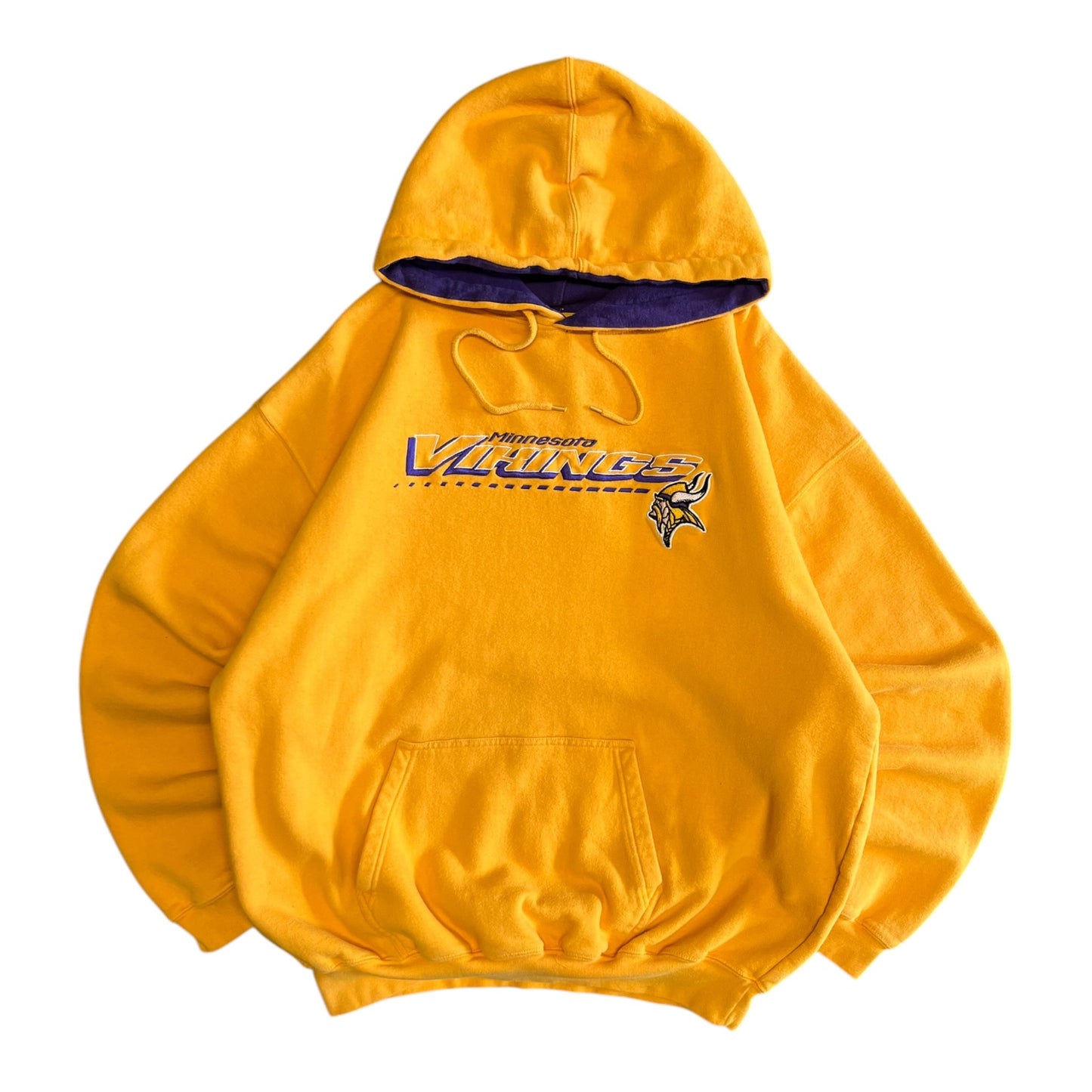 Vintage Logo Athletic Minnesota Vikings Embroidered Hoodie