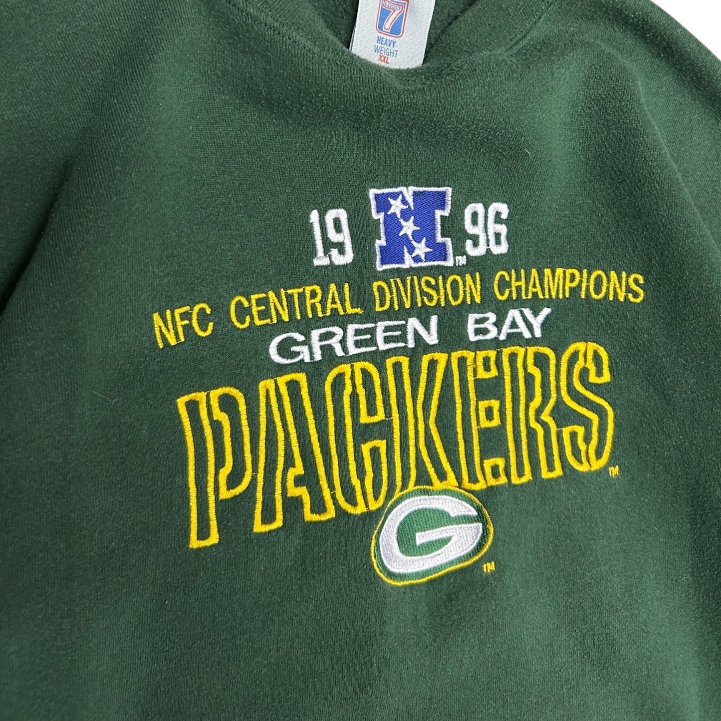 Vintage 1996 Green Bay Packers NFC Divisions Champions Sweatshirt