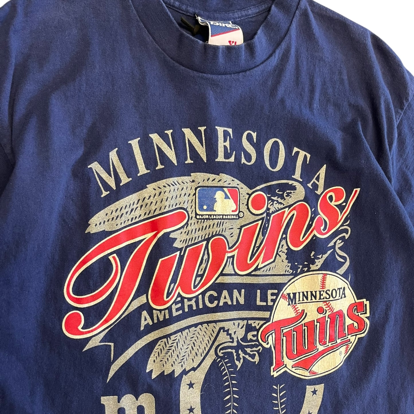 Vintage Bike Minnesota Twins Big Graphic Tee