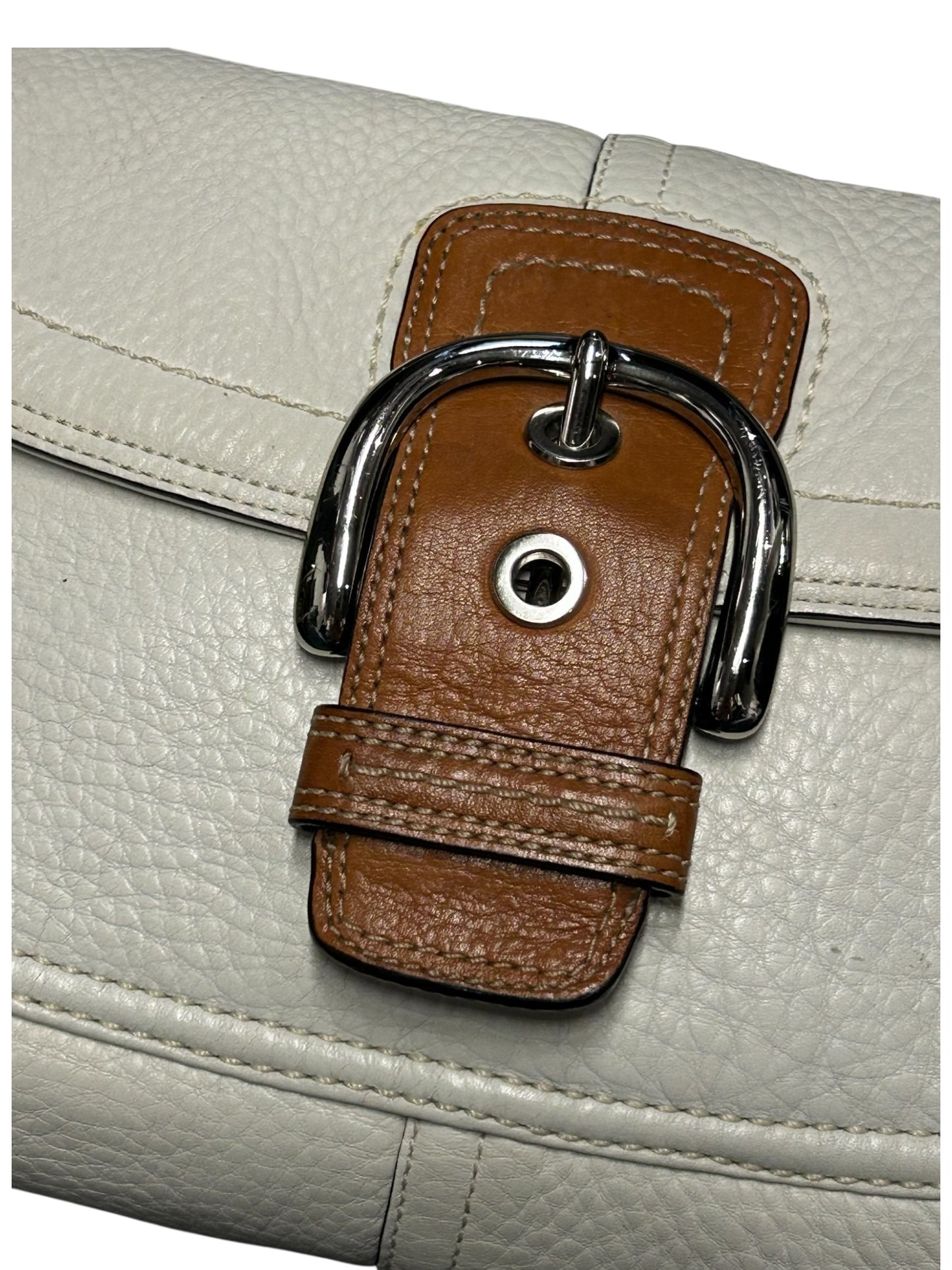 2008 Coach F13105 Hampton Soho Satchel In Ivory
