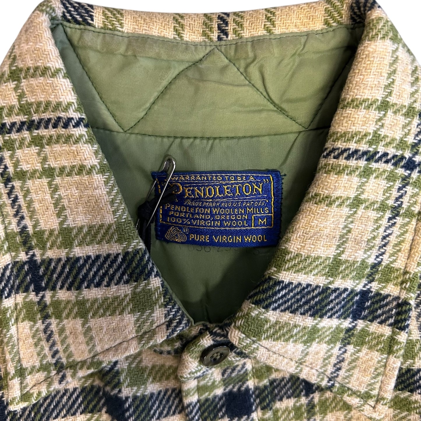 Vintage Pendleton Flannel Yellow