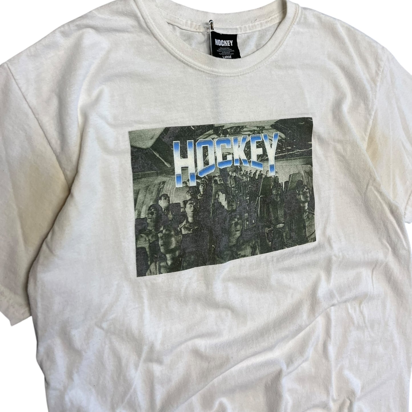Y2K Hockey Sleeping Airplane Passengers Tee