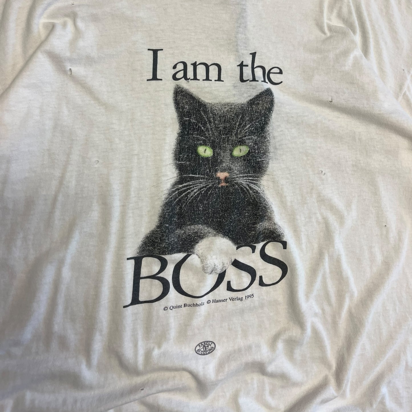 Vintage I’m The Boss Cat Tee