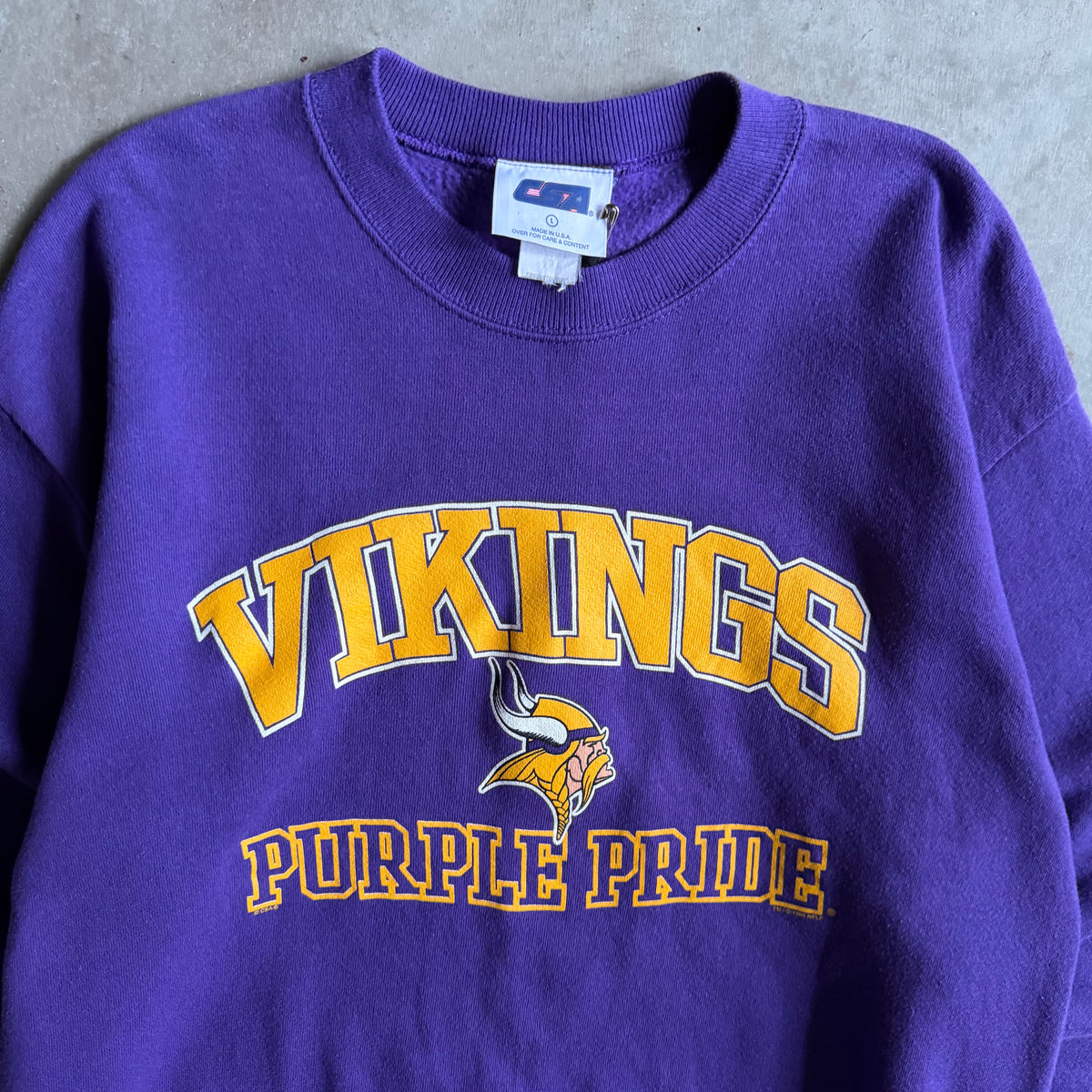 Vintage CSA Minnesota Vikings ‘Purple Pride’ Sweatshirt