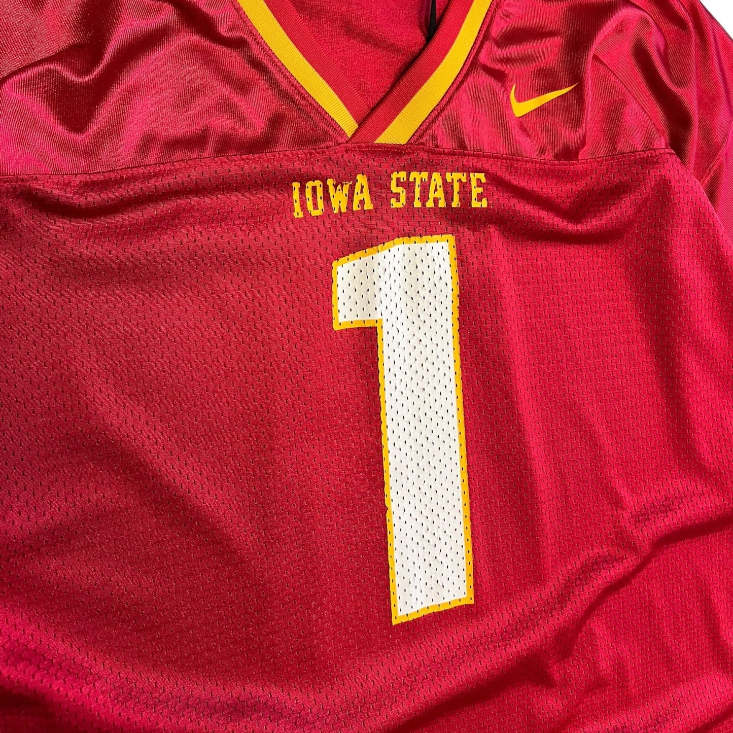 Y2K Nike Iowa State #1 Football Jersey