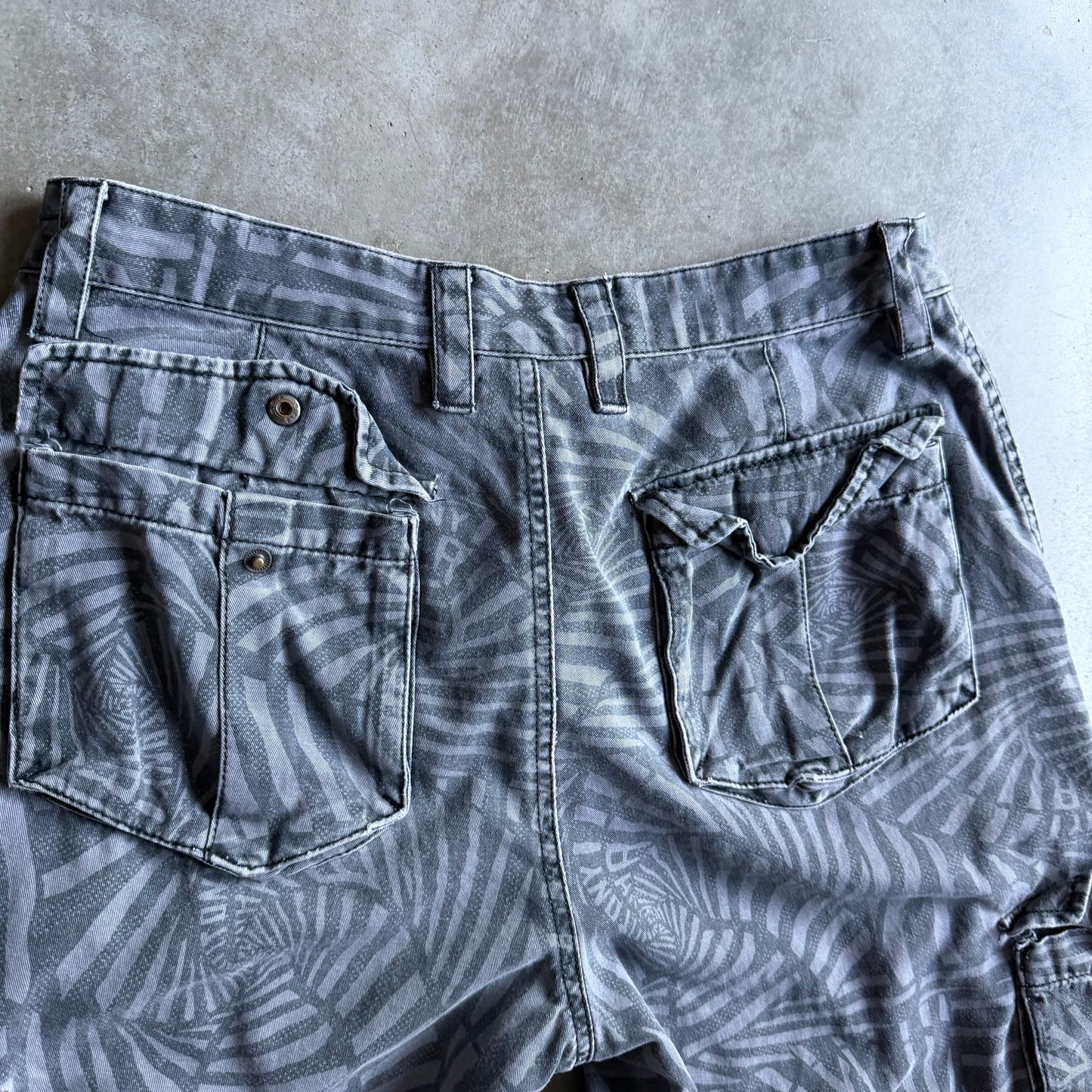 Y2K Tony Hawk Patterned Cargo Skate Shorts