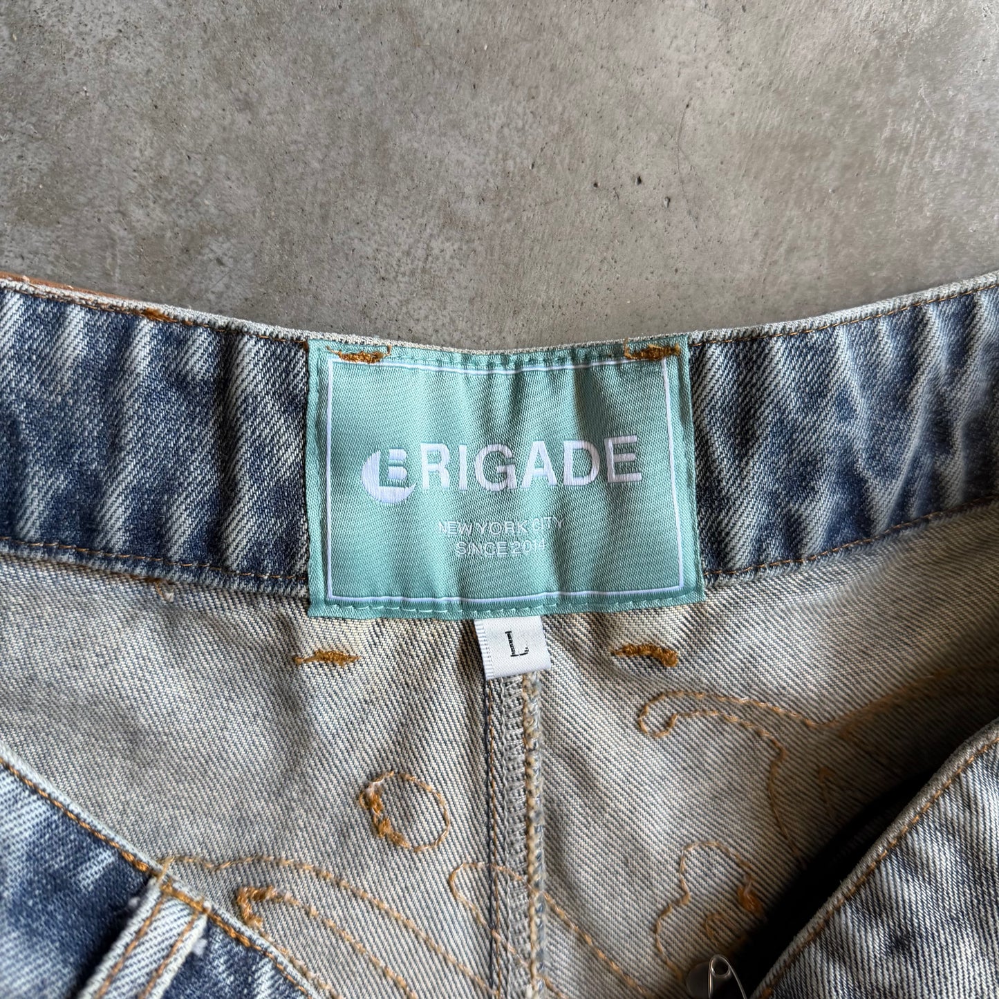 Brigade - Denim Carpenter Shorts (Light Wash)